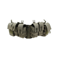 Nonmodularer Split Front Chest Rig - Steingrau-oliv