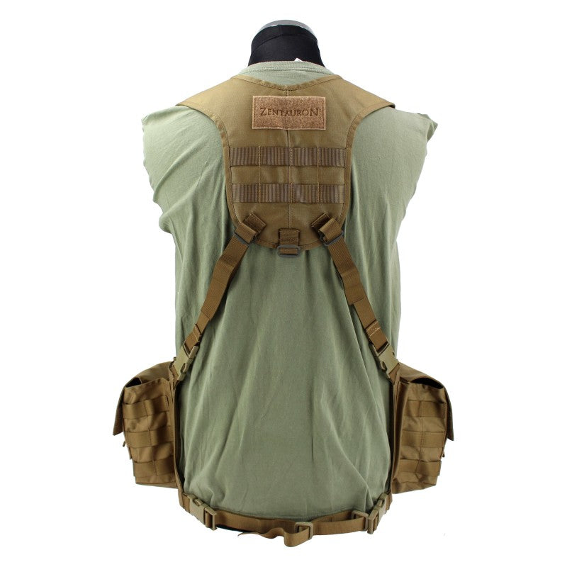Nonmodularer Split Front Chest Rig - Coyote