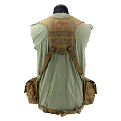 Nonmodularer Split Front Chest Rig - Coyote