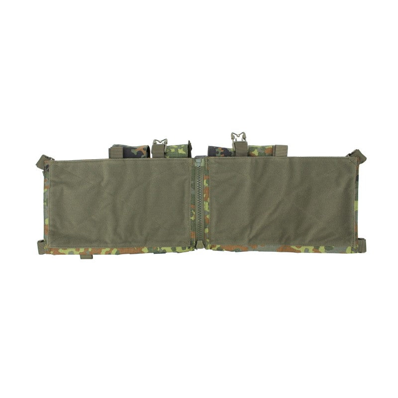 Nonmodularer Split Front Chest Rig - Flecktarn