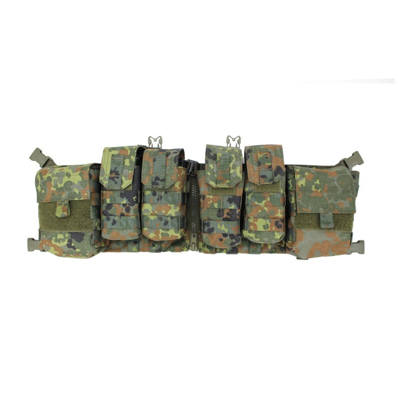 Nonmodularer Split Front Chest Rig - Flecktarn