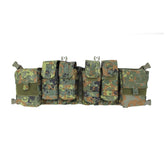 Nonmodularer Split Front Chest Rig - Flecktarn