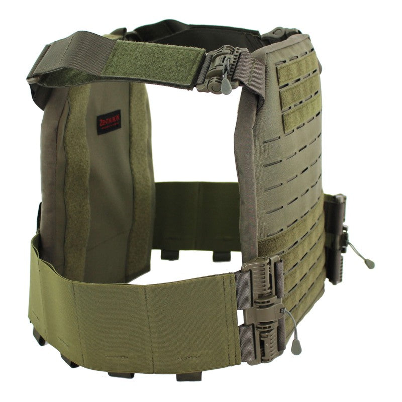 Plattenträger Vulcan LC Rubberbund - Steingrau-oliv