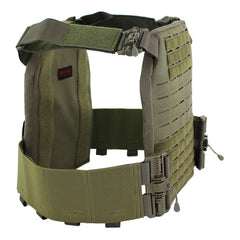 Plattenträger Vulcan LC Rubberbund - Steingrau-oliv