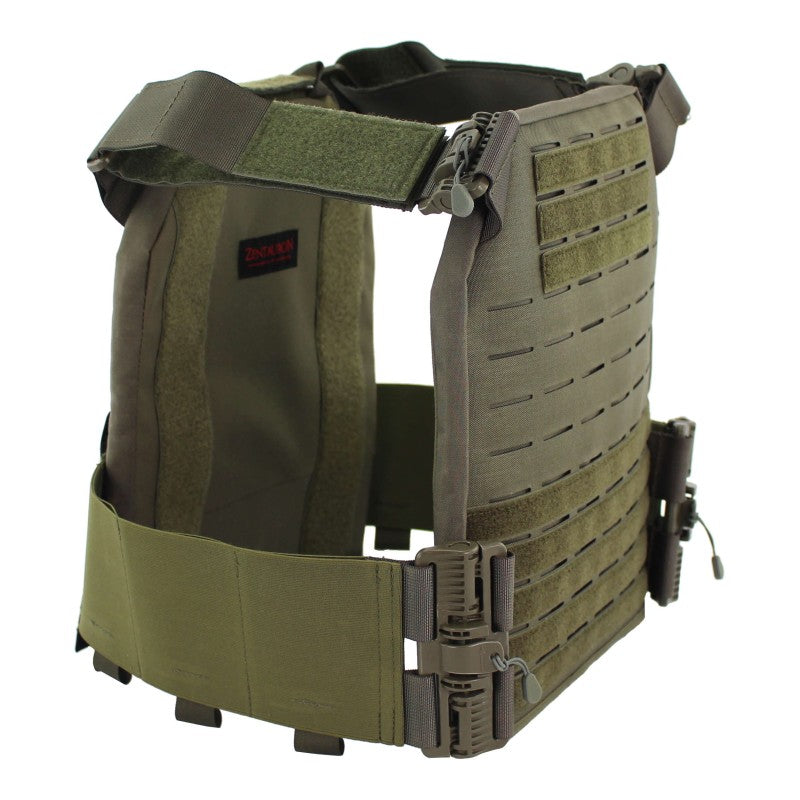 Plattenträger Vulcan LC Rubberbund - Steingrau-oliv