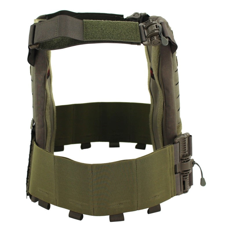 Plattenträger Vulcan LC Rubberbund - Steingrau-oliv