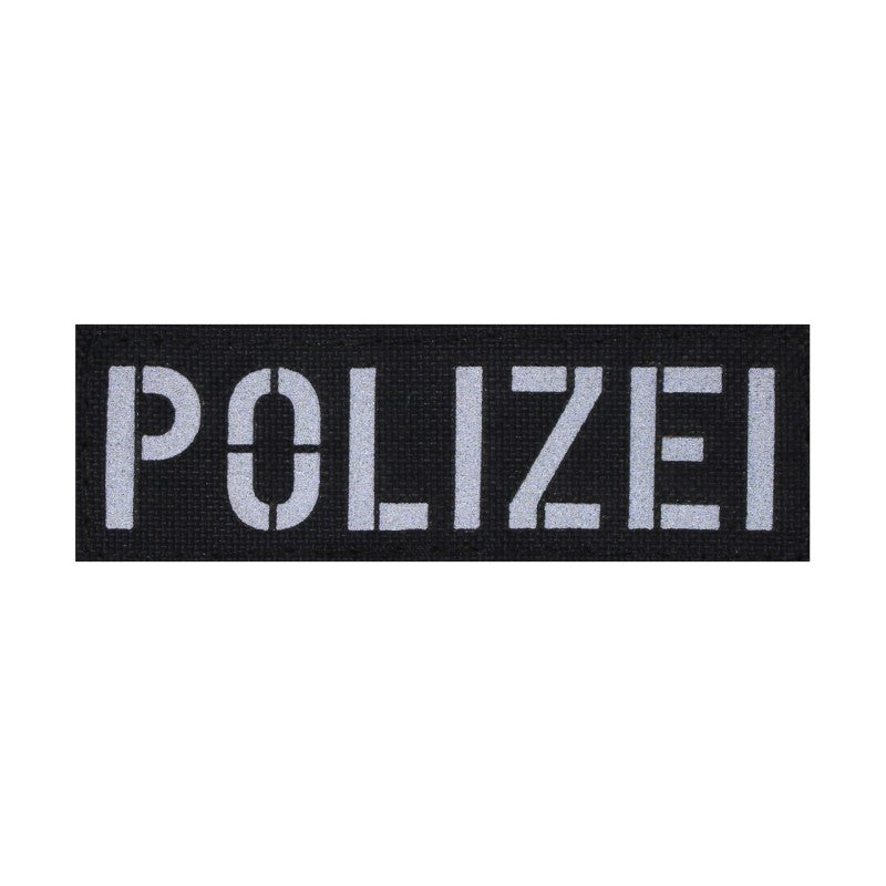 Polizei Patch klein - Schwarz
