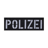 Polizei Patch klein - Schwarz