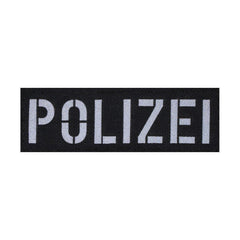 Polizei Patch klein - Schwarz