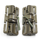 Reparaturset Quick-Release ROC Schnalle 80 - braungrau - RAL 7013