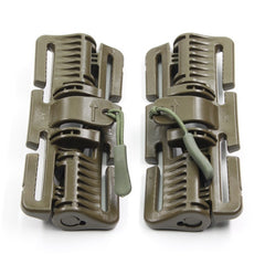 Reparaturset Quick-Release ROC Schnalle 80 - braungrau - RAL 7013