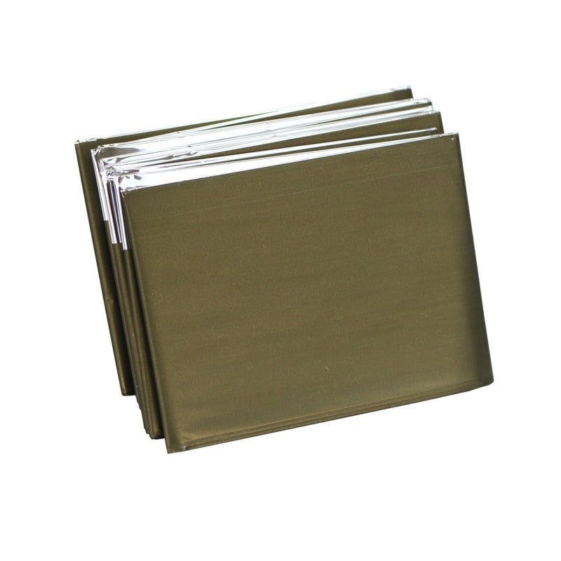 Rettungsdecke Oliv Silber - Oliv
