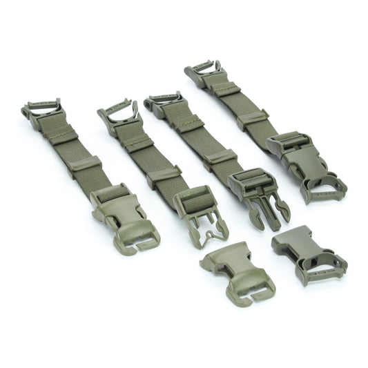 Rucksack zu Rucksack Adapter Clip ON - Steingrau-oliv