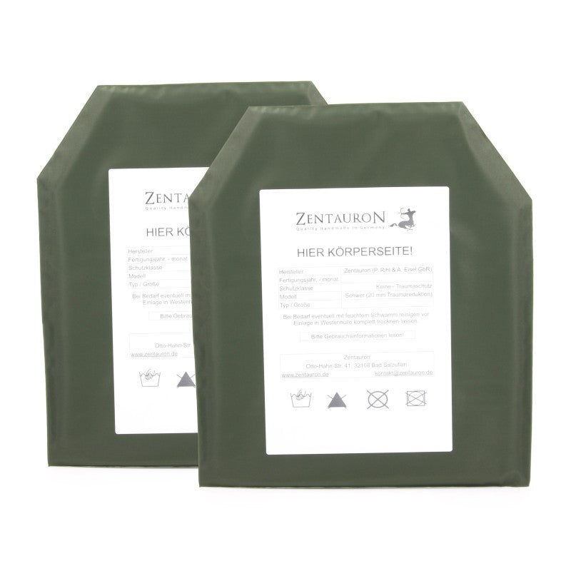 Traumaschutz schwer (Paar) SAPI CUT - Grün