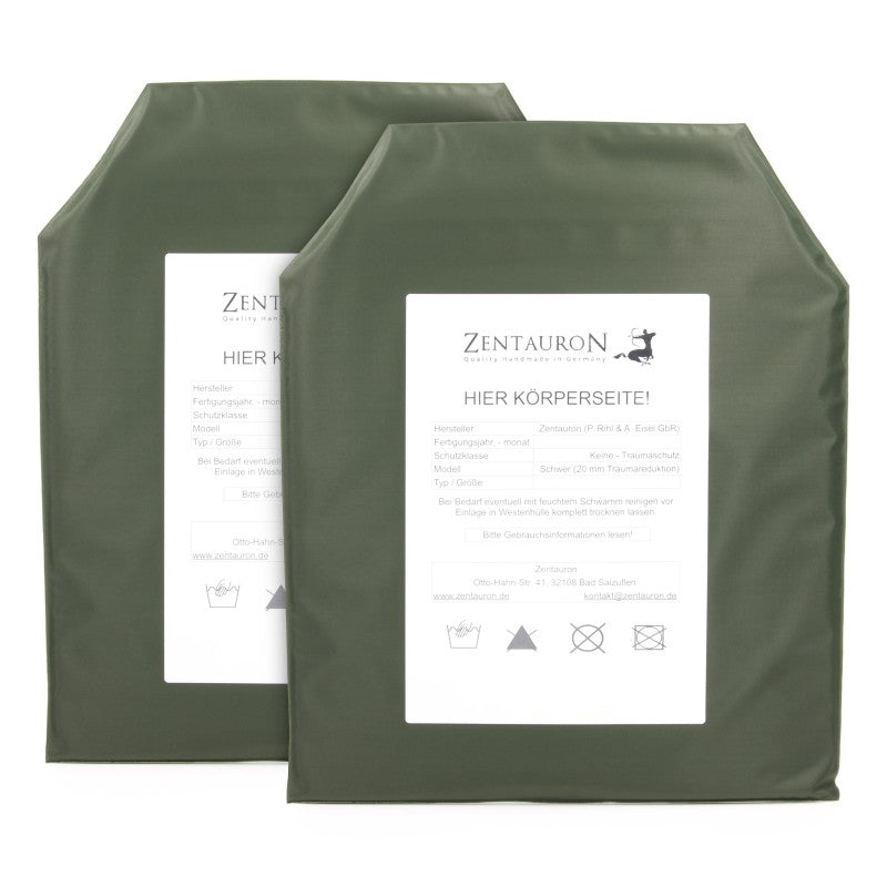 Traumaschutz schwer (Paar) SAPI CUT - Grün