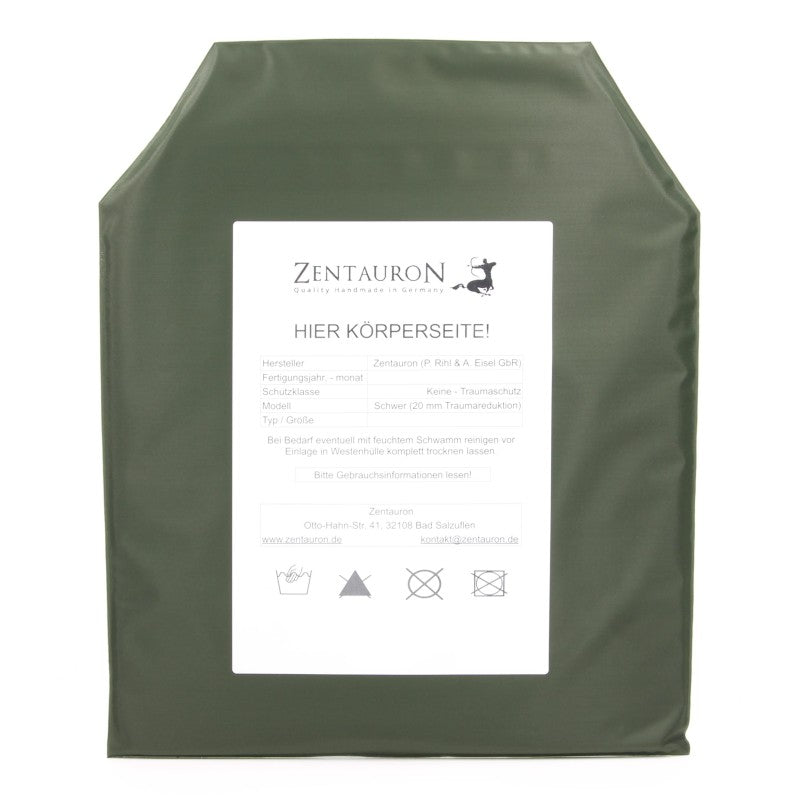 Traumaschutz schwer (Paar) SAPI CUT - Grün