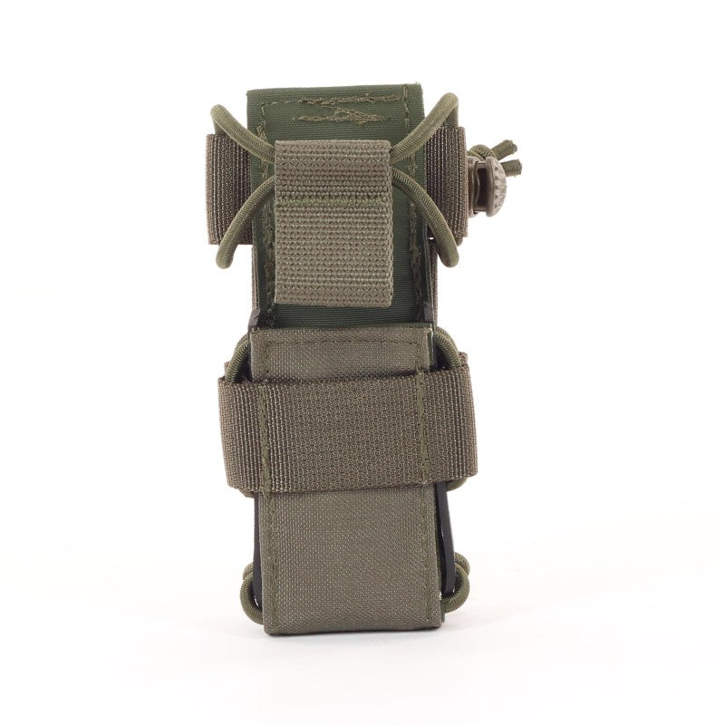 Universal-Lampenholster und Magazintasche MOLLE-System - Steingrau-oliv