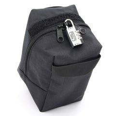 Zahlen-Vorhängeschloss Combi - verchromt, schwarz