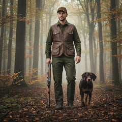 Feldhose Moleskin mit Reißverschluss und Druckknöpfen Leo Köhler