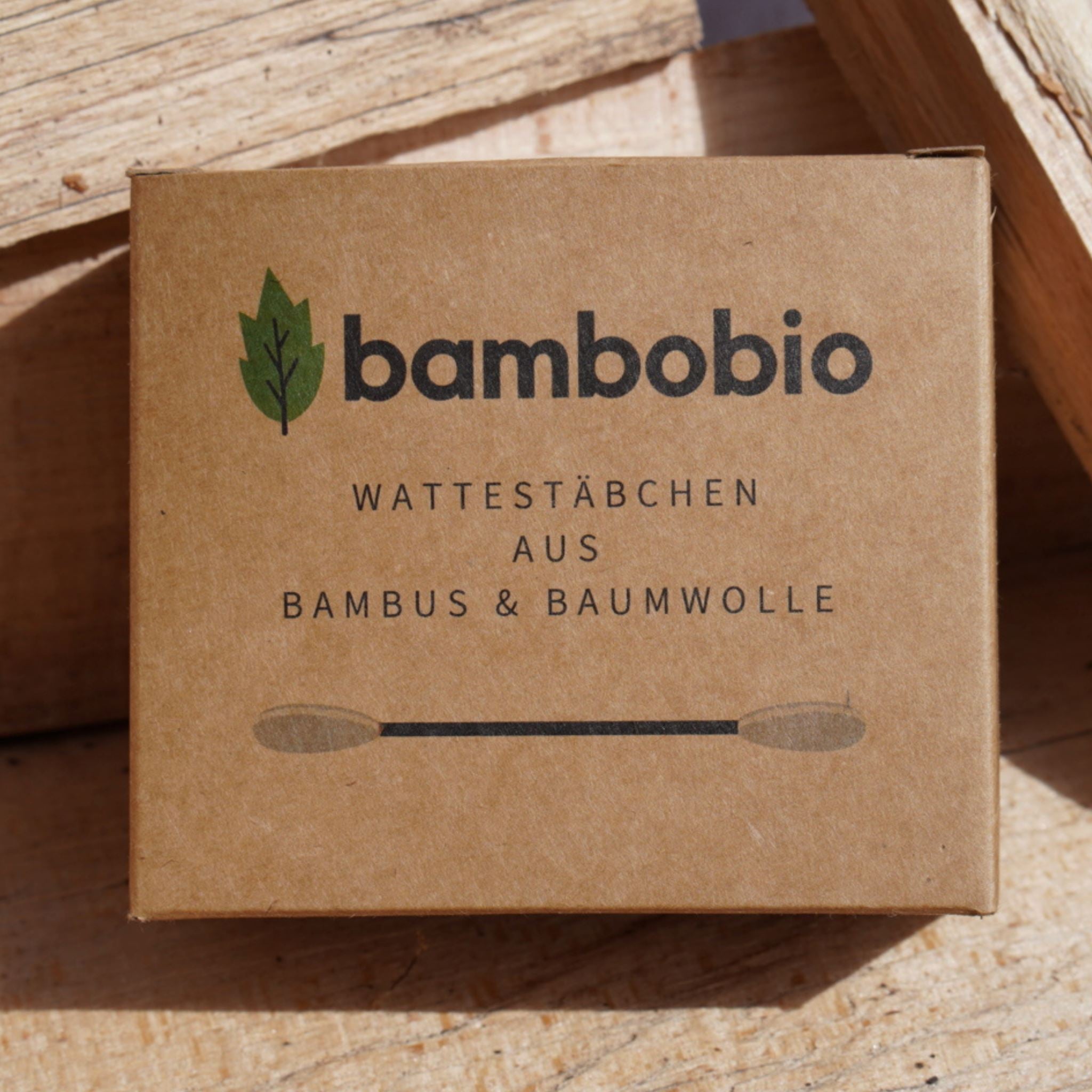 Wattestäbchen aus Bambus & Baumwolle Wattestäbchen bambobio