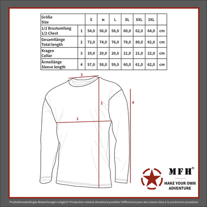 US Shirt, langarm