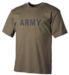 T-Shirt, bedruckt, "Army"