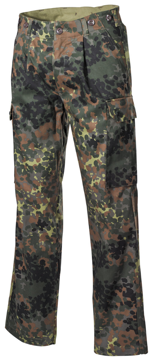 BW Feldhose, flecktarn, 5 Farben, gr. Größen, nach TL