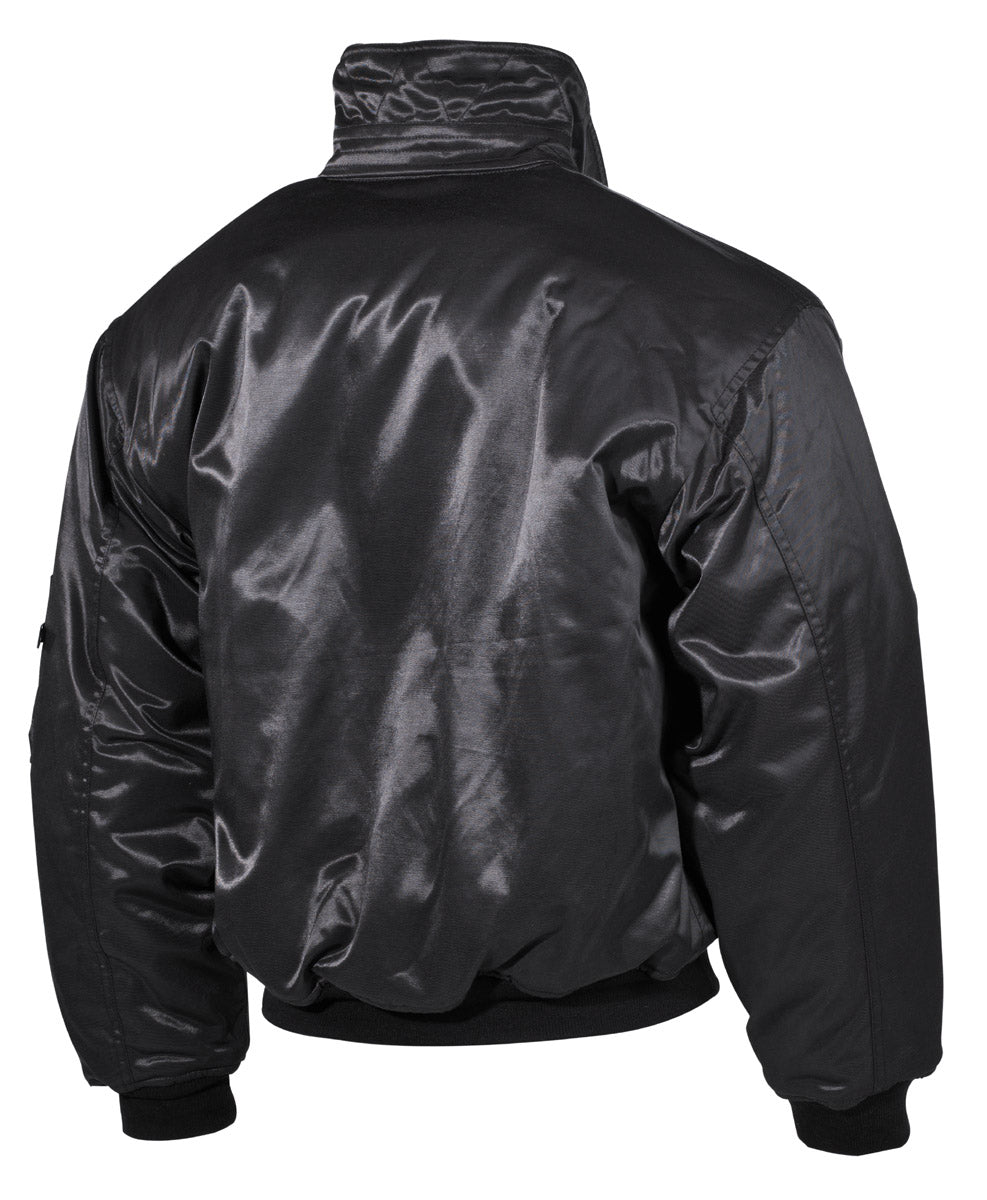 US CWU Pilotenjacke, schwarz, schwere Ausführung
