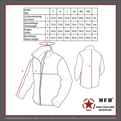 Fleece-Jacke, "Tactical"