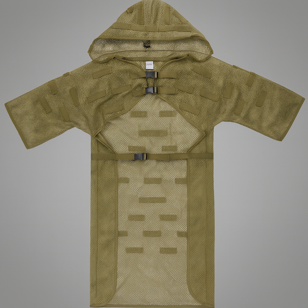 Netzmantel mit Schlaufen