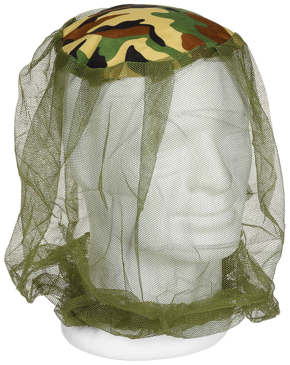 Moskito Kopfnetz, oliv-woodland, Gummizug