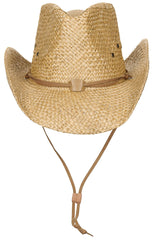 Strohhut, mit Kinnband