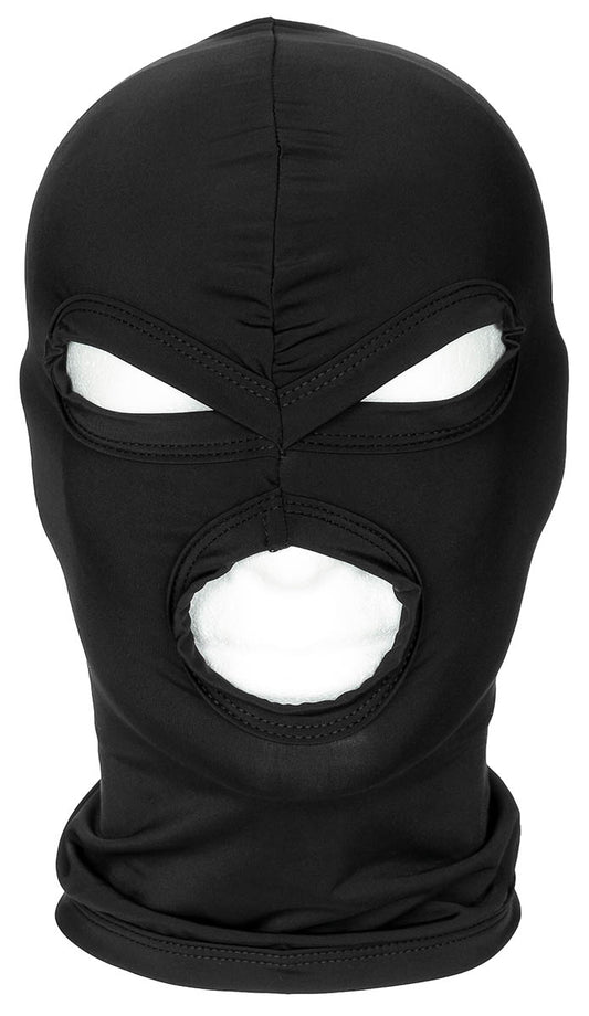 Balaclava, 3-Loch, dünn, 100 % Elasthan