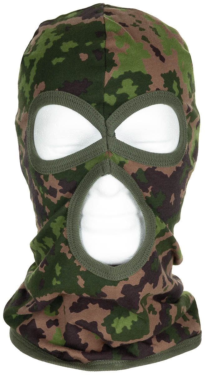 Balaclava, 3-Loch, dünn, 100 % Baumwolle