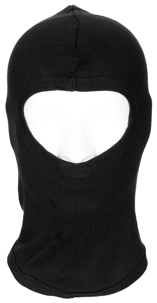Balaclava, 1-Loch, dünn, 100 % Baumwolle