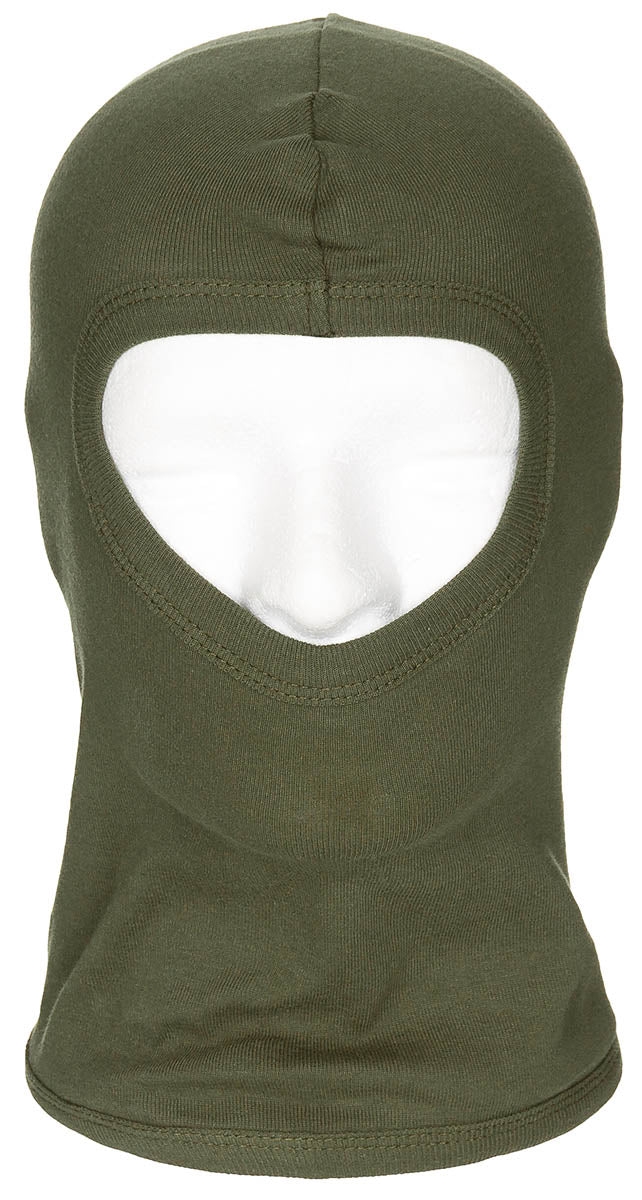 Balaclava, 1-Loch, dünn, 100 % Baumwolle