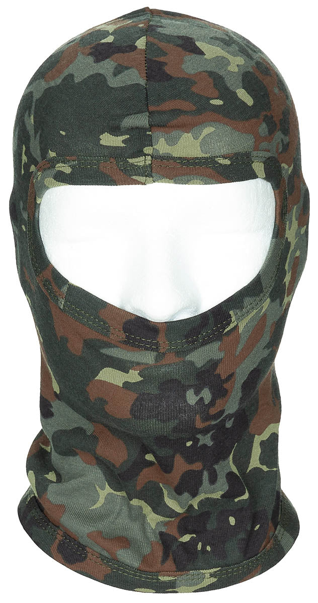 Balaclava, 1-Loch, dünn, 100 % Baumwolle