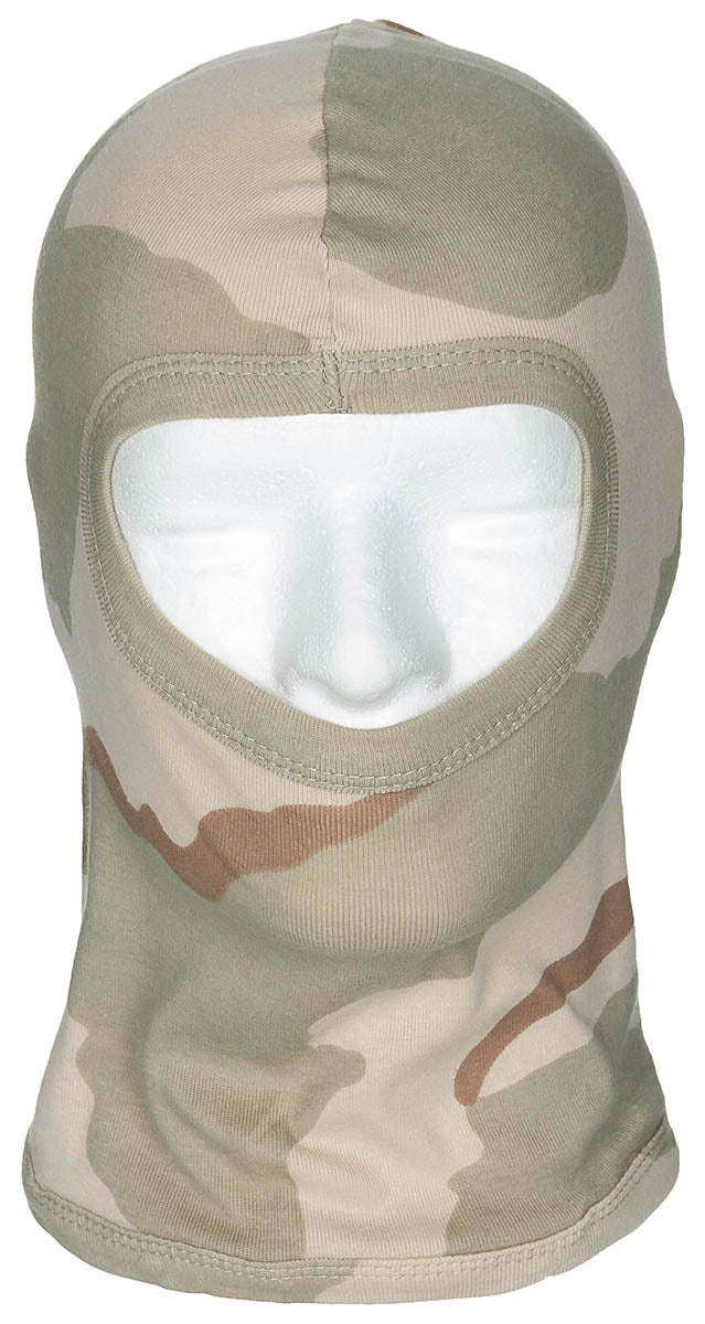 Balaclava, 1-Loch, dünn, 100 % Baumwolle