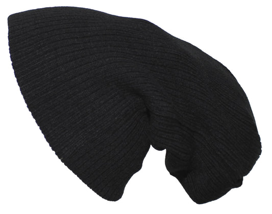 Strickmütze, "Beanie", Rip, extra lang