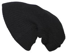 Strickmütze, "Beanie", Rip, extra lang