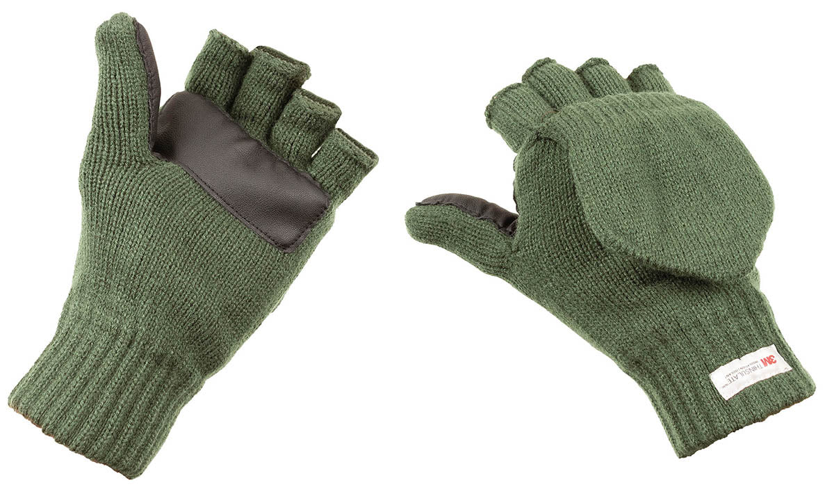 Strick-Faust-Fingerhandschuhe