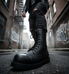 Stiefel, 10-Loch,"Pure Trash"