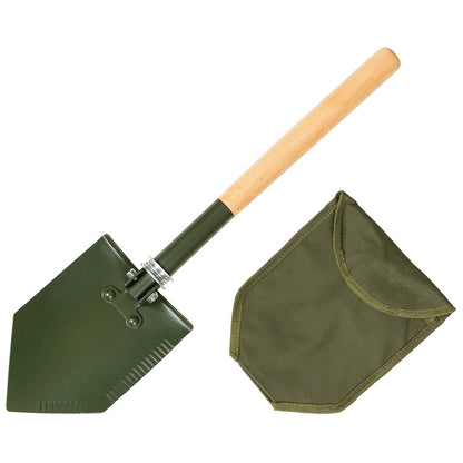 Klappspaten, Holzstiel "Deluxe", 2-teilig