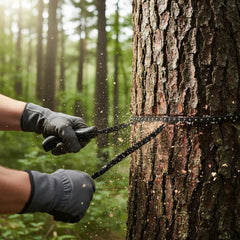 Hand-Ketten-Säge, mit Griffen