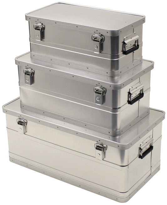 Transportkisten, Alu, 3er Set