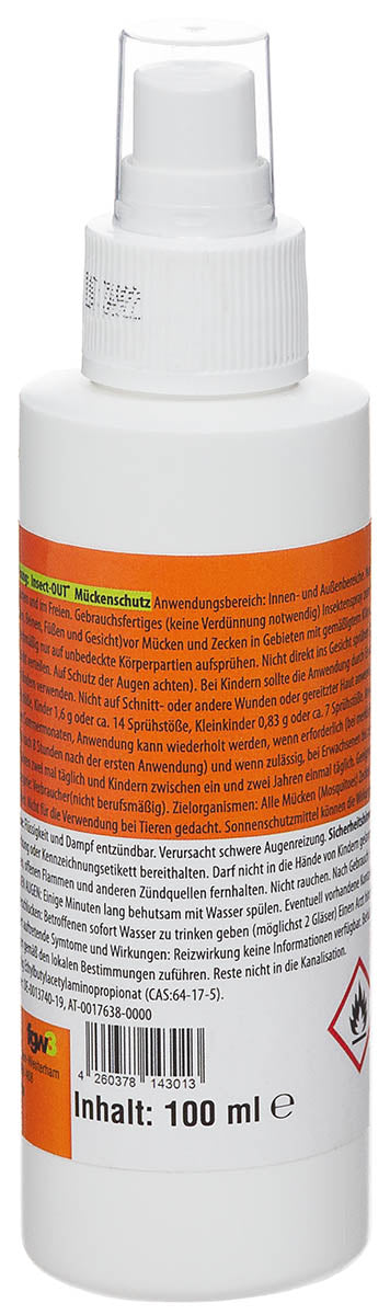 Insect-OUT, 100 ml, Mücken- und Zeckenspray