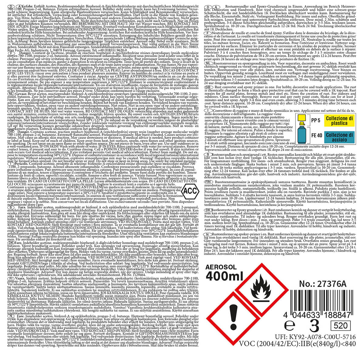 Army Rostumwandlerspray