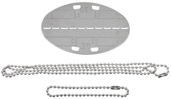 BW Erkennungsmarke, oval