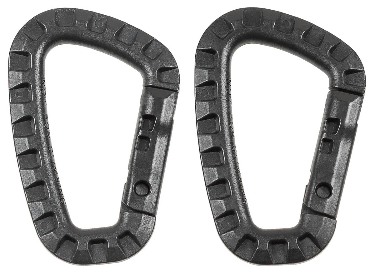 Karabiner, Plastik 2er Pack