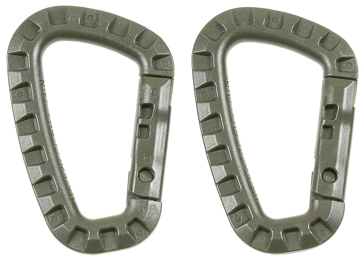 Karabiner, Plastik 2er Pack